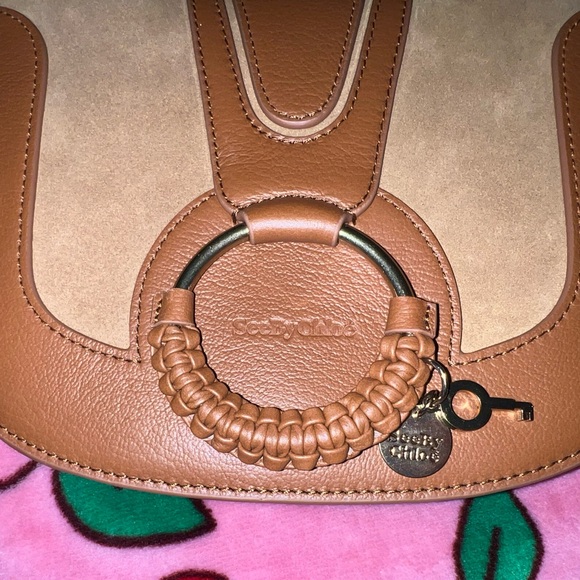 See by Chloe Chic Brown Leather Crossbody Bag NWOT - Picture 2 of 10